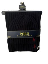 Polo Ralph Lauren Men's Beanie Hat and Scarf - Blue