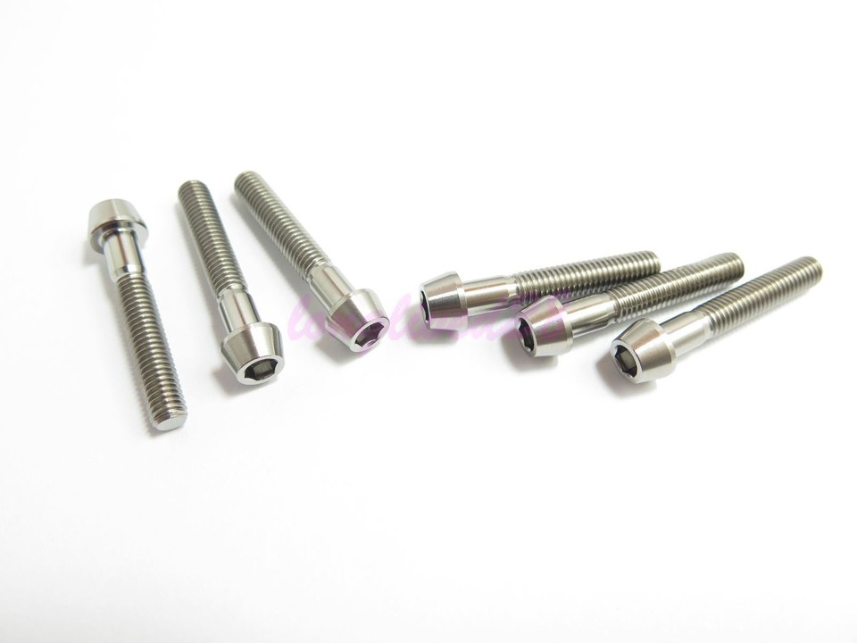 Wanyifa Titanium Bolt M5x16 18 20mm Taper Allen Hex Head With Non-Shed - Foto 12