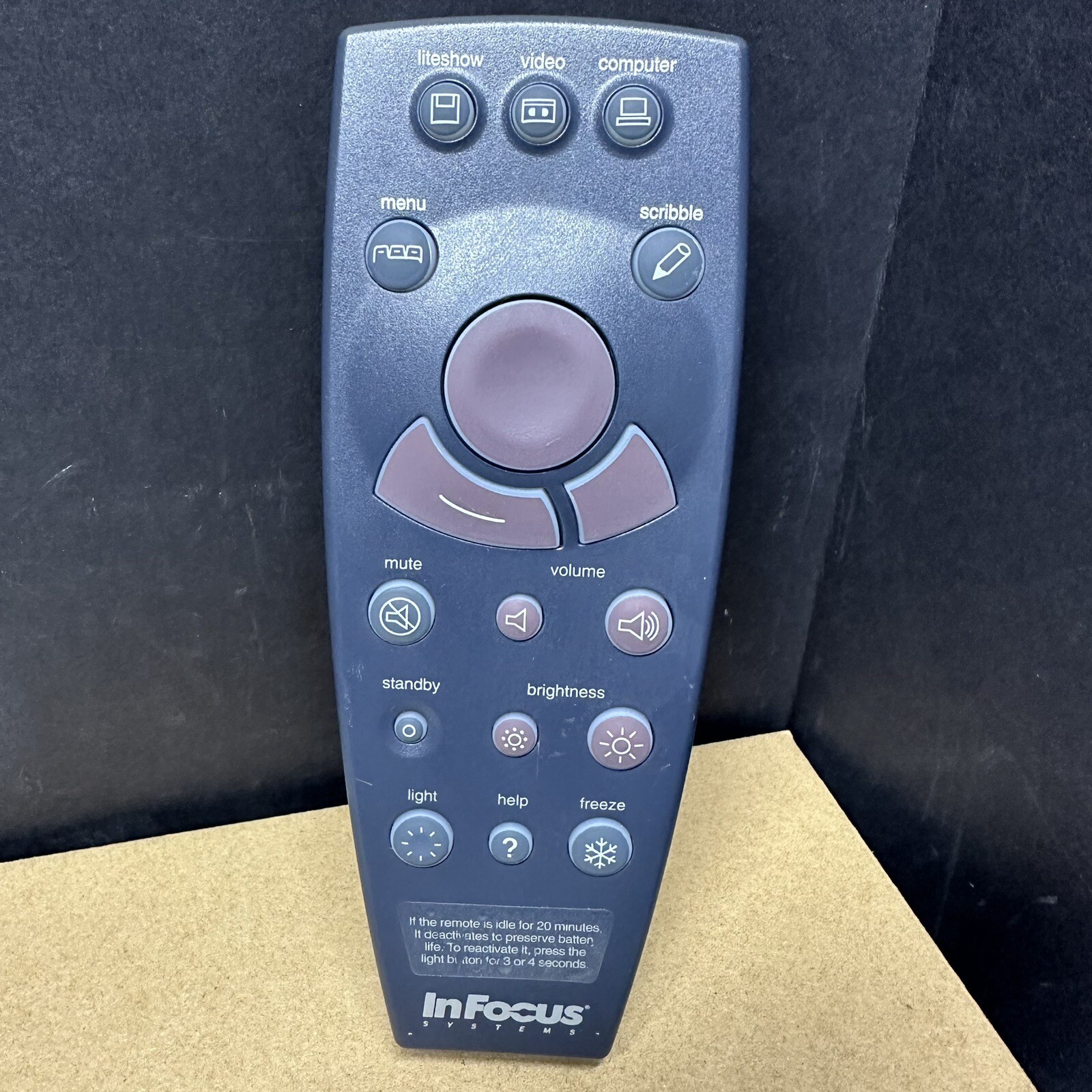Original InFocus Systems 590-0198-XX Projector Remote Control for LP610 ...