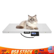 660LBS Large Digital Pet Scale Animal Veterinary Weight Dog Cat Pet Floor Scale