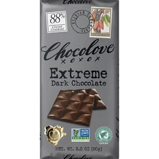Chocolove 88% Extreme Dark Chocolate Bar