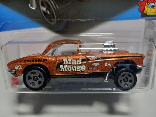 2022 Hot Wheels '62 Corvette Gasser Mad Mouse HW Drag Strip 7/10 - Picture 6 of 7