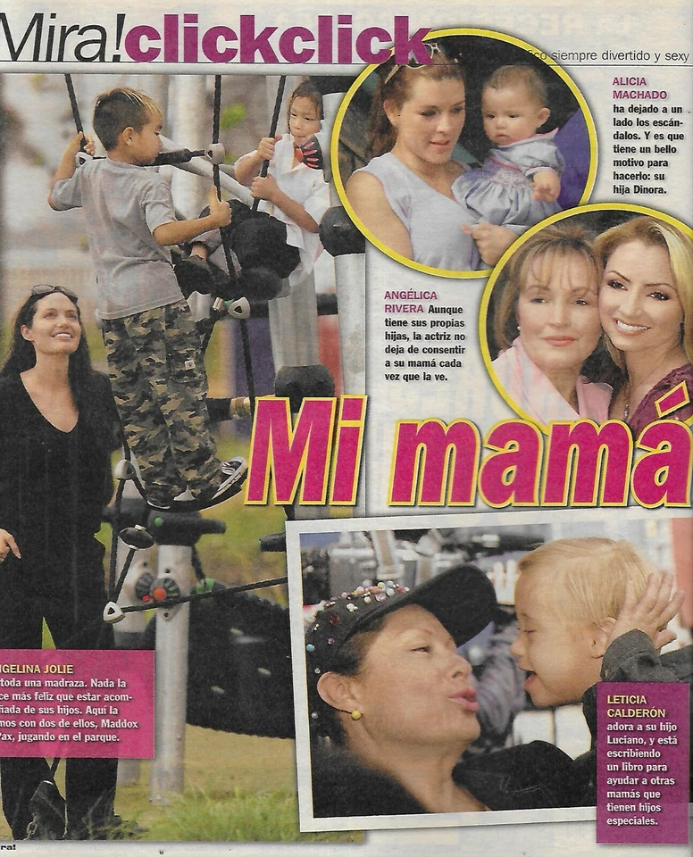 Spanish Tabloid Mira Magazine Miley Cyrus Allisson Lozz Britney Spears 2009 . - Image 2 of 4