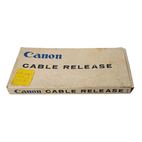 Vtg Canon Shutter Cable Release 250mm 10" Canon SLR Film Cameras In Original Box - Picture 7 of 13