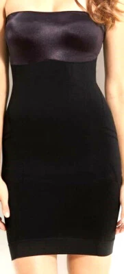 SPANX NOIR BY SARA BLAKELY *BUSTIER DRESS *T. S *ART. NEUF - Photo 1/3