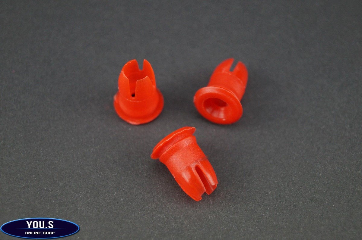 YOU.S Original Zierleisten-Clips Druckknopf Tülle – 40 Stück Befestigungsclips, Kompatibel Mit Mercedes-Benz W123, W124, W126, W201, W203, W204, Ersatz Für 0019882081, 15x12 Mm, Loch-Ø 8 Mm