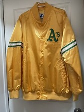 OAKLAND A’S STARTER JACKET, 2 X , “ THE ORIGINAL SINCE 1971. RARE.UNIQUE.BUY NOW