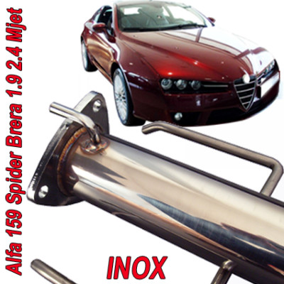 Downpipe Schlauch FAP DPF Alfa 159 Brera Spider 1.9 2.4 Mjet 120 150 210 PS EDELSTAHL T2A