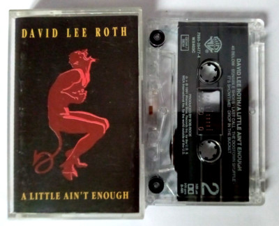 David Lee Roth ''A Little Ain't Enough'' K7 Audio Sehr guter Zustand