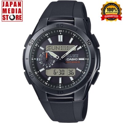 CASIO WAVE CEPTOR WVA-M650B-1AJF Solar Atomic Radio Analog Digital Men Watch