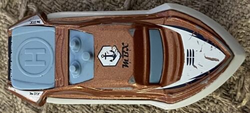 2015 Matchbox Hydro Cruiser Boat MB1015 Bronze Blue Next Gen Shipyacht Thailand - Picture 3 of 5