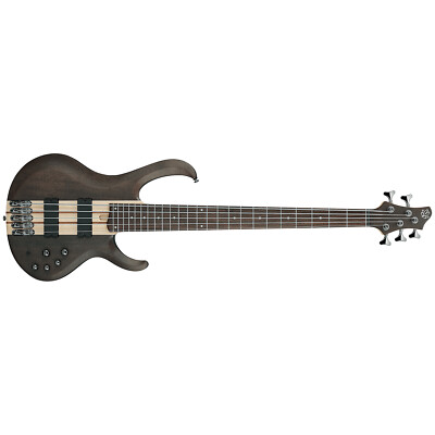 Ibanez BTB605 BTB Standard 5-String Bass, Rosewood, Transparent Gray Flat