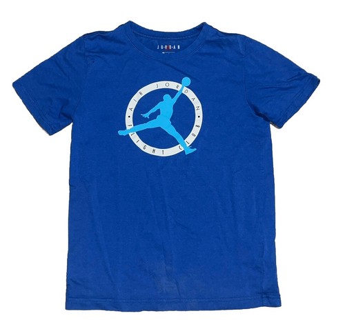 Air Jordan Flight Club Jump Man T-Shirt Größe Jugend Large (12-13) blau