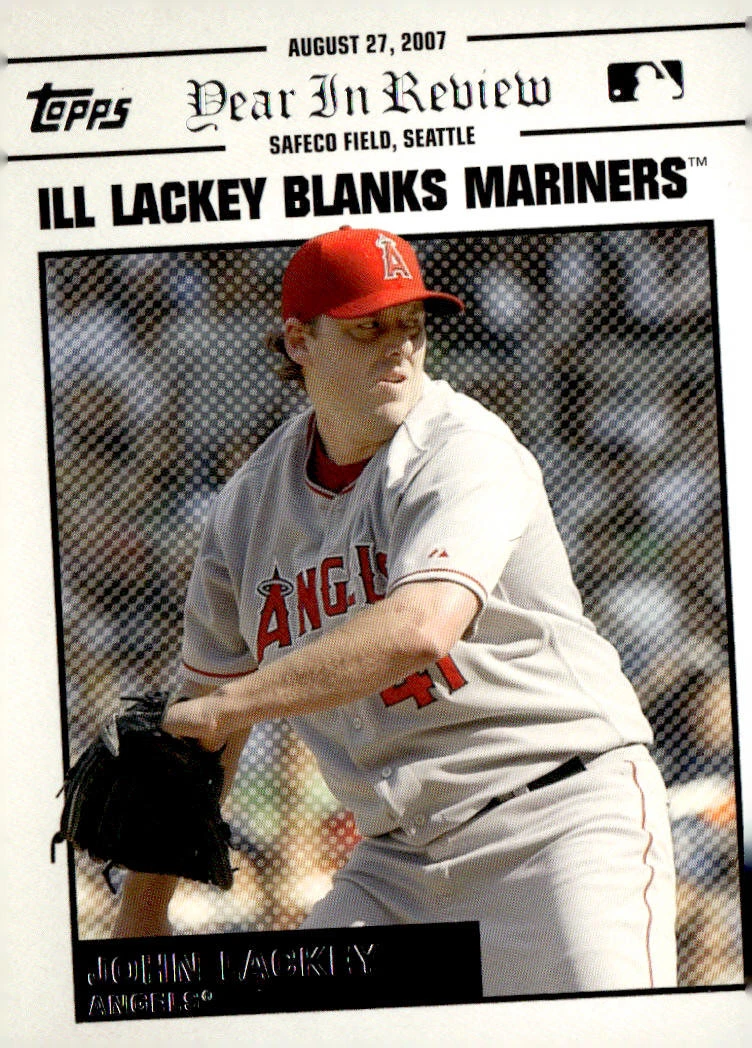 John Lackey trading card
