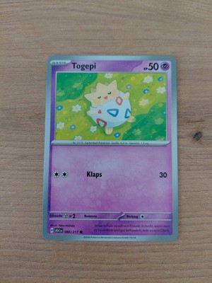 Pokémon Karte Togepi Einzelkarte Sammelkarte