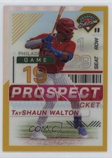 2024 Panini Prospect Edition Gold Prizm 7/10 TayShaun Walton #51 1s9z