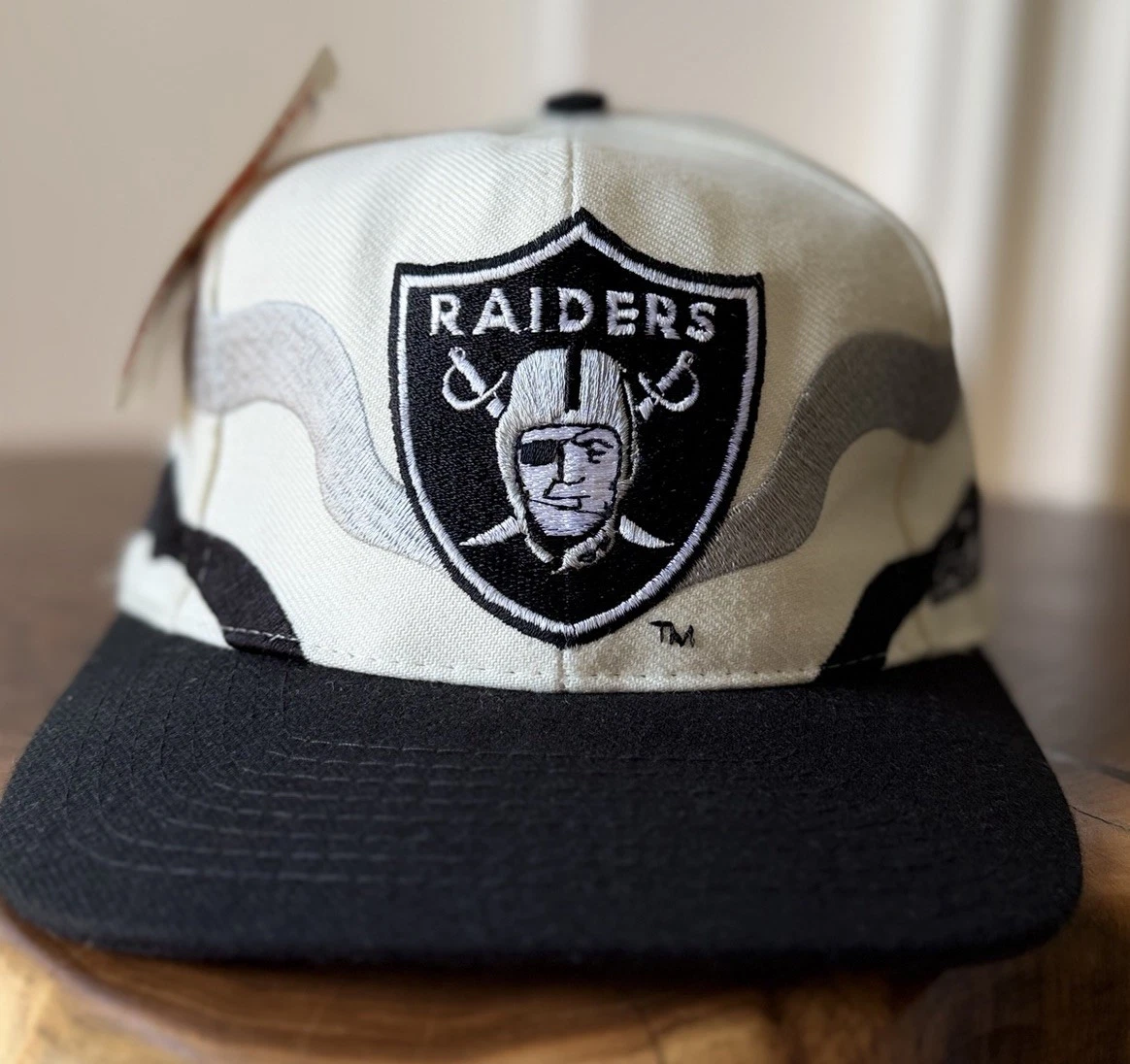 RAIDERS キャップ アイボリー/ブラック Apex NEW ERA RAIDERS 39THIRTY PIRATE FLEX CAP キャップ
