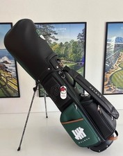 Authentic New Malbon x Undefeated Golf Stand Bag Green Black Two Hood Covers