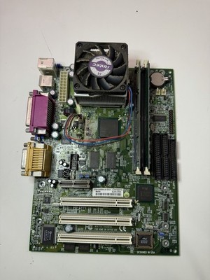 Supermicro SUPER 370SMM Motherboard REV 1.2 with RAM & CPU Fan   Untested