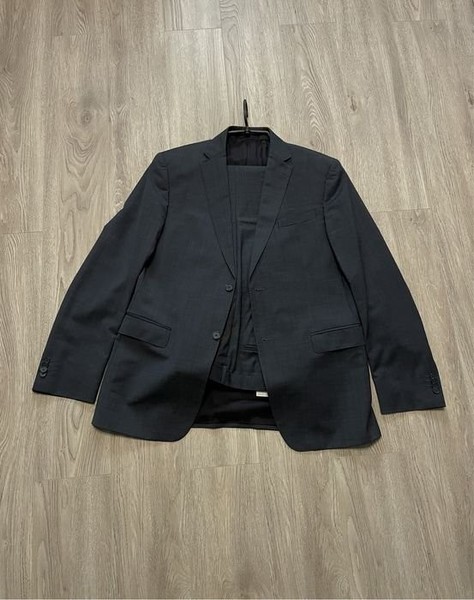 Men Z Zegna Suit Grey Unknown 52R
