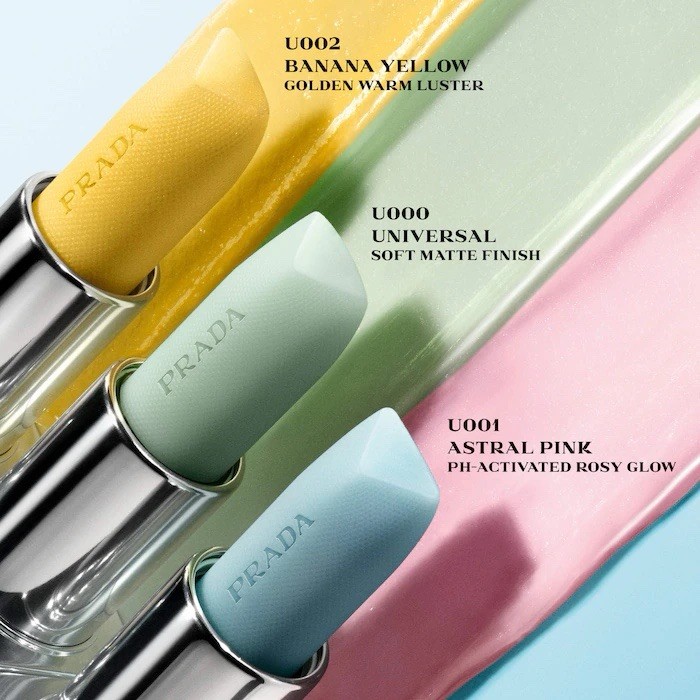 New Prada - Hydrating Lip Balm With Jojoba Oil - U002 Banana