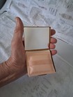 VINTAGE S.F. CO. FIFTH AVE RED GLITTER CONFETTI  LUCITE MIRROR COMPACT SAM FINK — photo 3