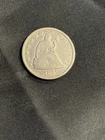 1875 CC Seated Liberty Silver Twenty 20 Cent Piece- Carson City,  Fine