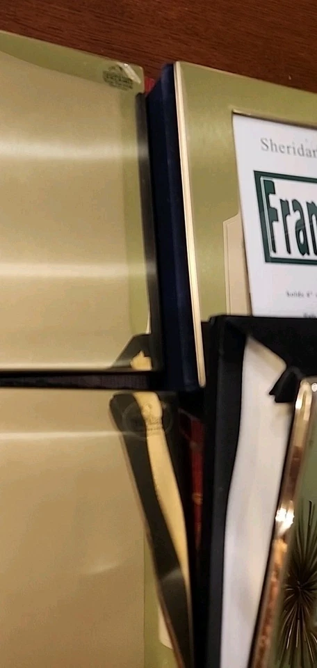 Álbum de fotos 4x6 Sheridan novo lote de 4 3 cores douradas e em prata sem mancha - Imagem 4 de 4