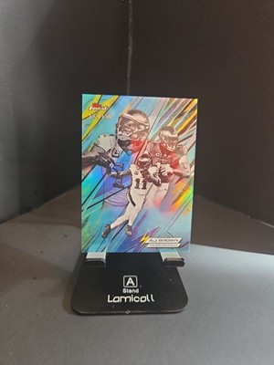 2025 Topps Finest AJ Brown Power Kings Sky Blue 92/150 Eagles Football NFL!