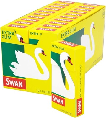 SWAN EXTRA SLIM FILTER TIPS, PRE CUT FILTER TIPS, EXTRA SLIM FILTER TIP