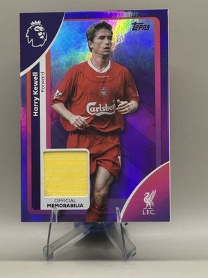 Harry Kewell Liverpool 2025-26 Topps Player-Worn Relic Memo Purple /199