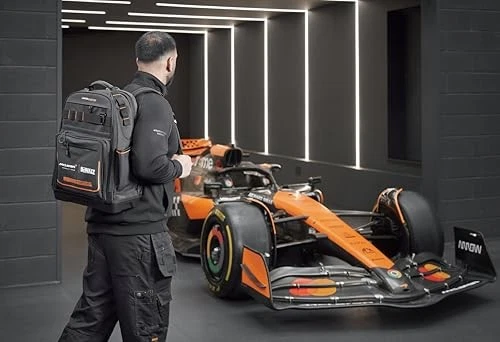 DEWALT McLaren Collab Backpack Tool Bag Waterproof Dustproof 43 Pockets New - Image 4 of 4