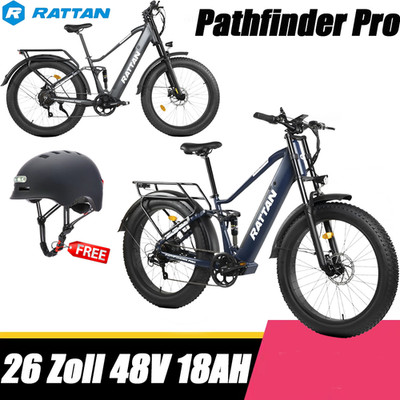 26 Zoll Elektrofahrrad 48V18AH Pathfinder Pro Hydraulische Bremse E-Mountainbike