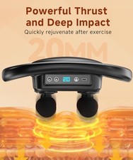 AERLANG MASSAGE GUN DEEP TISSUE MUSCLE MASSAGER BACK EM21 - BLACK