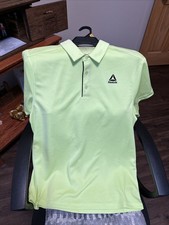 Reebok Classic Performance Polo Men's Shirt SZ L Sharp green NWT