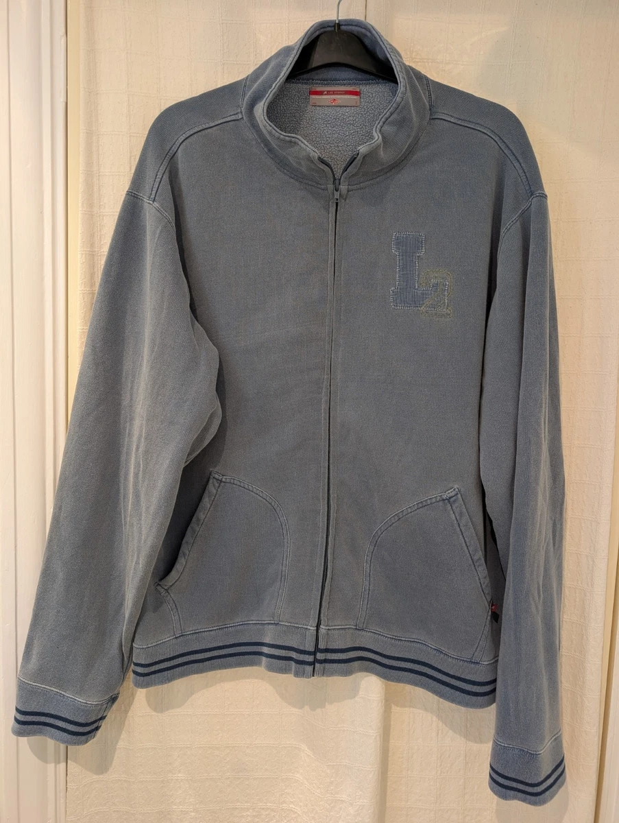 Sudadera con cremallera talla XXL 48-50" pecho Lee Cooper cambray polialgodón L/Slv en muy buena condición