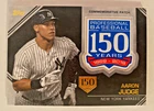 Aaron Judge 2019 TOPPS 150TH ANN. COMM. PATCH Card #AMP-AJ  YANKEES 19/150