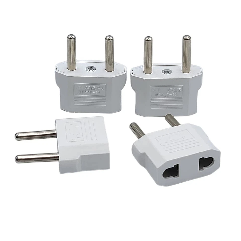 Enchufe de viaje europeo Komitasui, adaptadores de enchufe de Estados Unidos a Europa, Germa... Foto 3 de 4