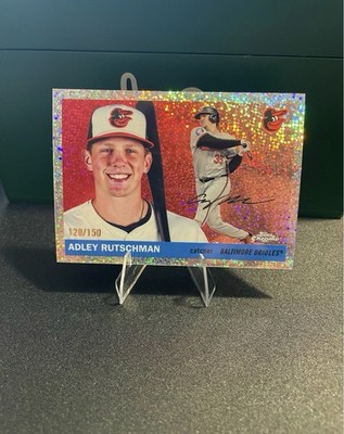 2025 Topps Chrome Platinum #99 Adley Rutschman Speckle Refractor 128/150 Orioles