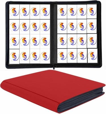 ''Premium Ringless Trading Card Binder - 1000+ Capacity, 16 Side-Loading Pockets.