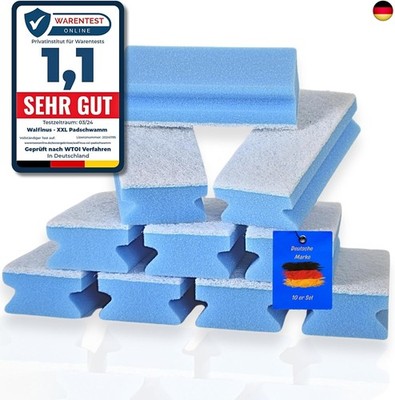Premium XXL Set of 10 Scratch-Free Washing Up Sponge, Cleaning Sponge, Kitchen