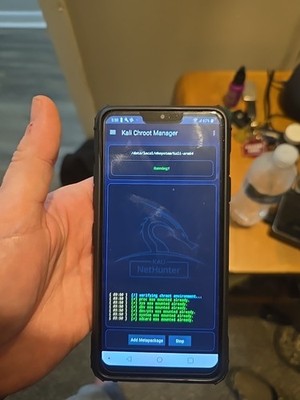 This Is The full kali linux suite on LG G7 Thin Q. Built in monitor mode.