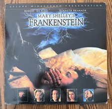 Marry Shelley's Frankenstein Widescreen Laserdisc LD Robert DeNiro Free Ship