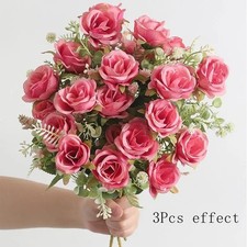 Artificial Flowers Realistic Bouquet Home Decor Romantic Gift