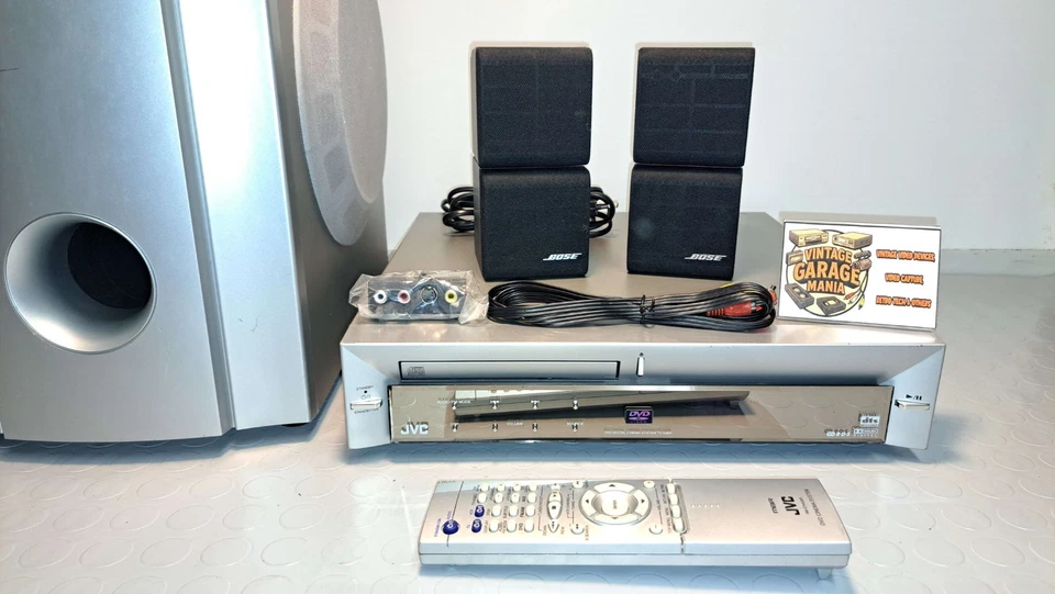 LETTORE DVD JVC XV-THA30R IMPIANTO HOME THEATRE SUBWOOFER + CASSE SATELLITE BOSE - Imagen 2 de 4