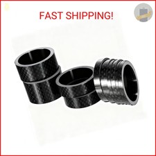 Sumind 11 Pieces Bike Carbon Fiber Headset Spacer Bicycle 1-1/8 Inch 20 15 10 5