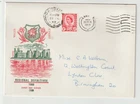 26/2/1969 UK GB FDC - Wales 4d Red - Cardiff CDS & Slogan Postmark