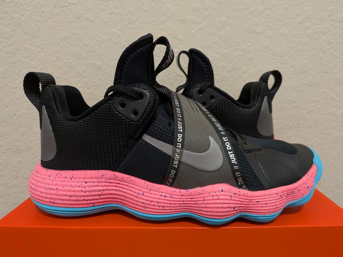 Nike React Hyperset SE Volleyball Black Pink Blue (DJ4473-064