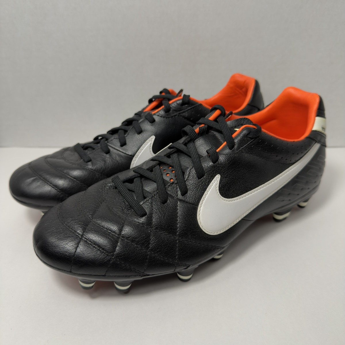 Nike Tiempo Mystic IV FG Soccer Cleats Leather Men Size 8 Shoes