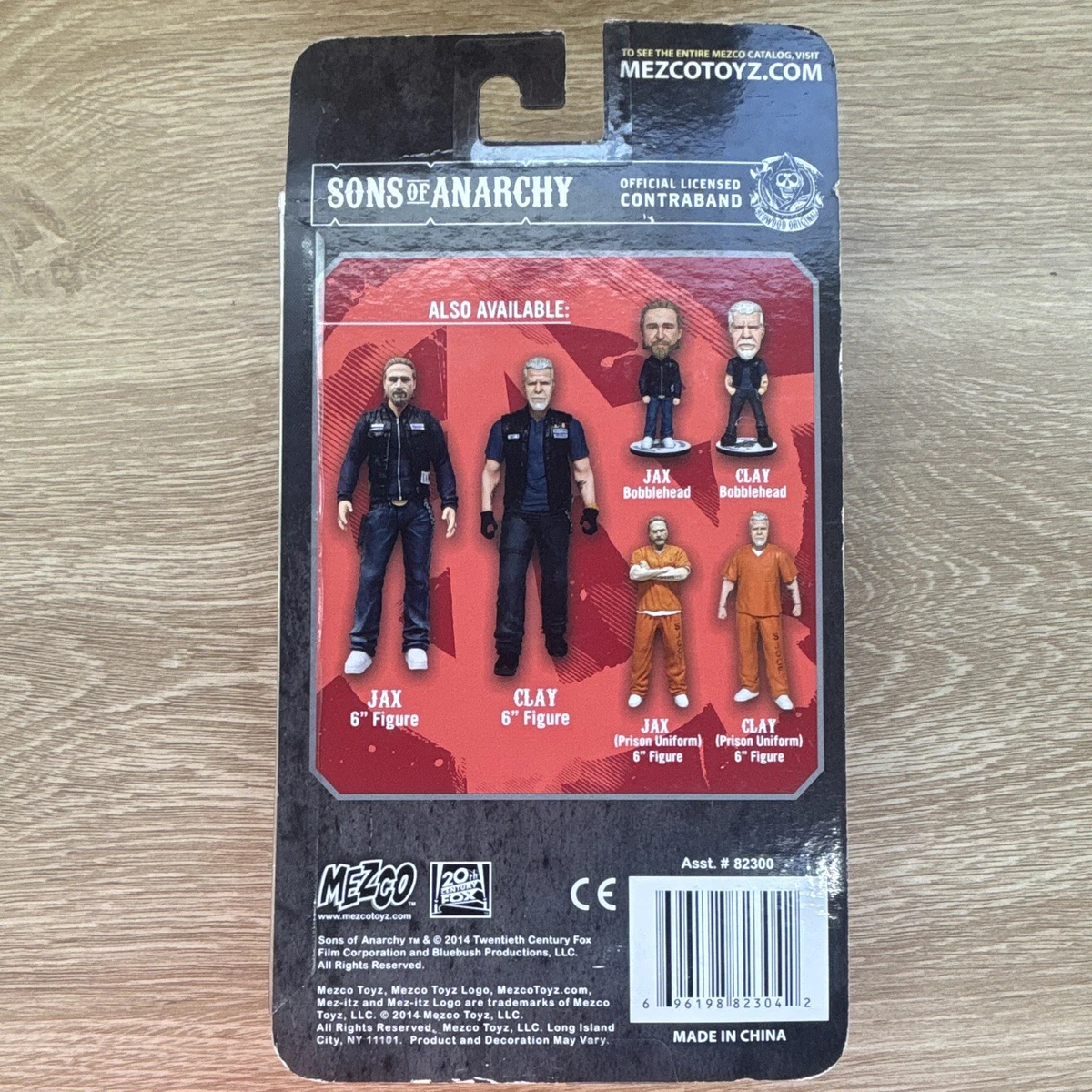 Mezco Sons of Anarchy Clay Prison Uniform Action Figure 2014 Con Exclusive